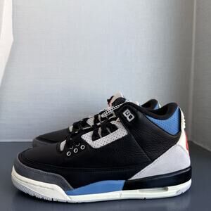 New Nike Jordan 3 Retro Grade School "Rare Air" Black Size 7Y IB8968-004